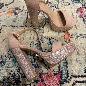 Glitter Heels NWT